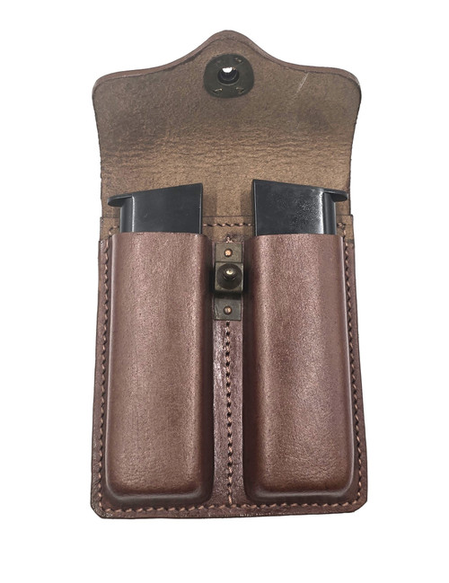 1911 Leather Magazine Pouch with 2 1911 Magazines - SARCO, Inc