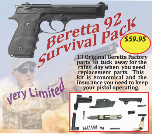 Beretta 92 Pistol Survival Pack  