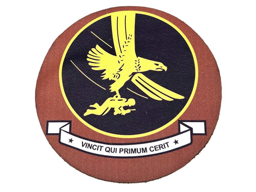 WWII Eagle Man Leather Patch For Flight Jacket
