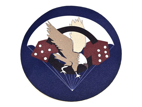 WWII Eagle Dice Leather Patch For Flight Jacket