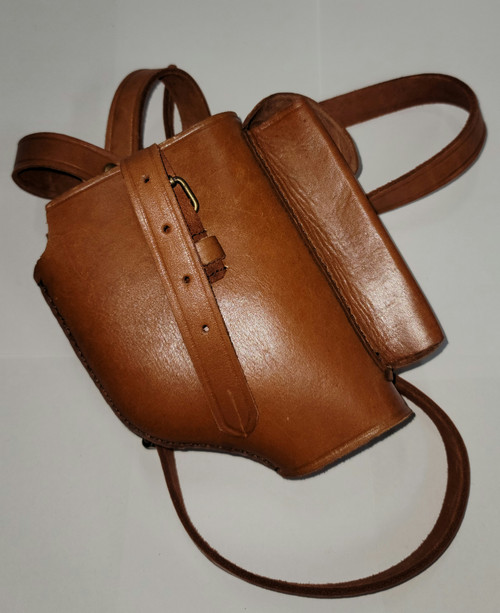 C96 Mauser Wood Stock Leather Half Holster