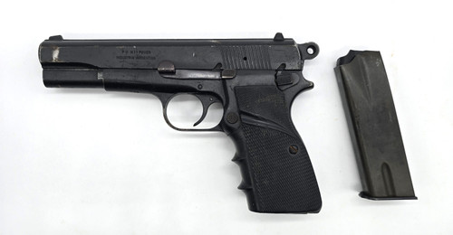 FM Argentine Hi Power 9mm Pistol Serial 393718