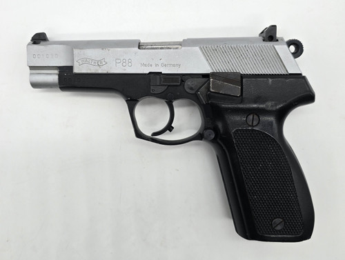  Walther P88 9mm Pistol Matte Nickle Slide Serial 001030