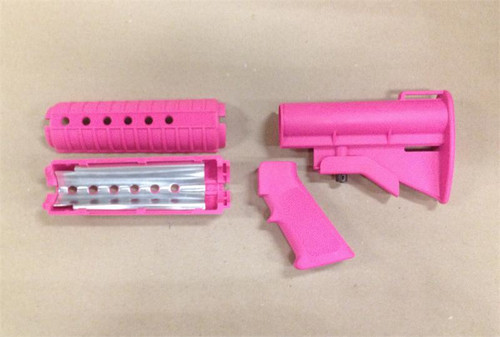 AR15/M16 M4 Pink Stock Set