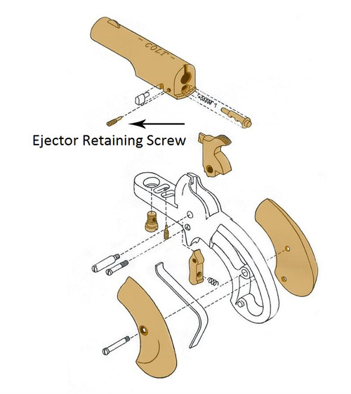 Colt Derringer #4 Ejector Retaining Screw