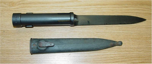 Original FAL Bayonets with Later Plastic Scabbard Original FAL Bayonets with Later Plastic Scabbard