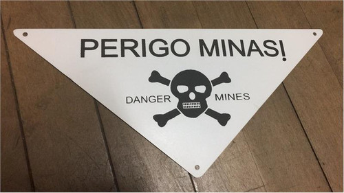 Mozambique Minefield Sign Mozambique Minefield Sign