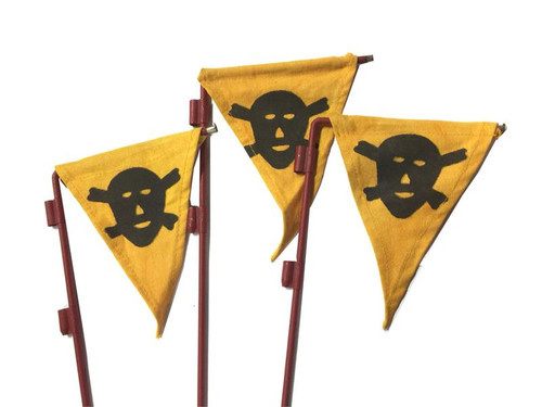 German WW2 Mine Flags (Set of 3) German WW2 Mine Flags (Set of 3)