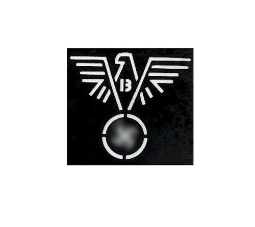 German Military Police Ordnance Stencil