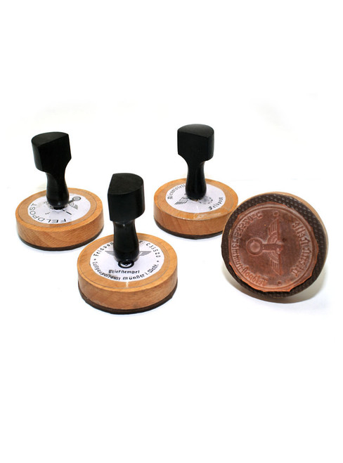 German WWII Rubber Stamp Set / 4 Pc.