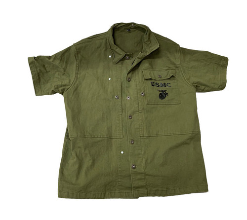 Usmc Korean War Era Short Sleeve Utility Shirt Misc868