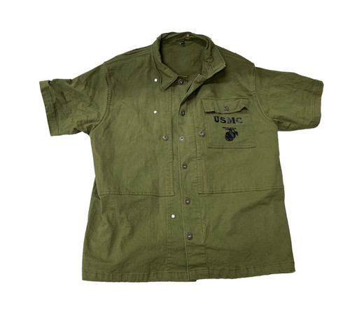 USMC Korean War Era Short Sleeve Utility Shirt USMC Korean War Era Short Sleeve Utility Shirt