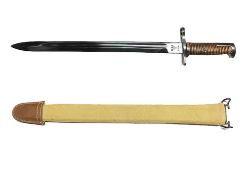 U.S. Springfield 1905 Bayonet with Cloth Bound Scabbard U.S. Springfield 1905 Bayonet with Cloth Bound Scabbard