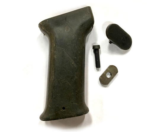 AK47 Black Grip w/Screw, Washer and Bottom Cap