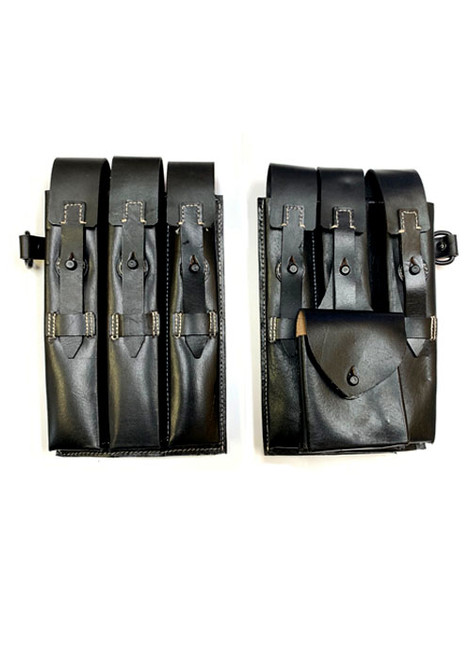 MP40 Leather Magazine Pouch Set MP40 Leather Magazine Pouch Set