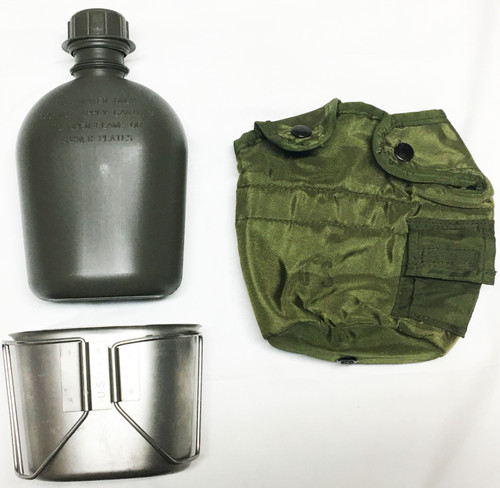 USGI Canteen, Cover, and Cup Set USGI Canteen, Cover, and Cup Set