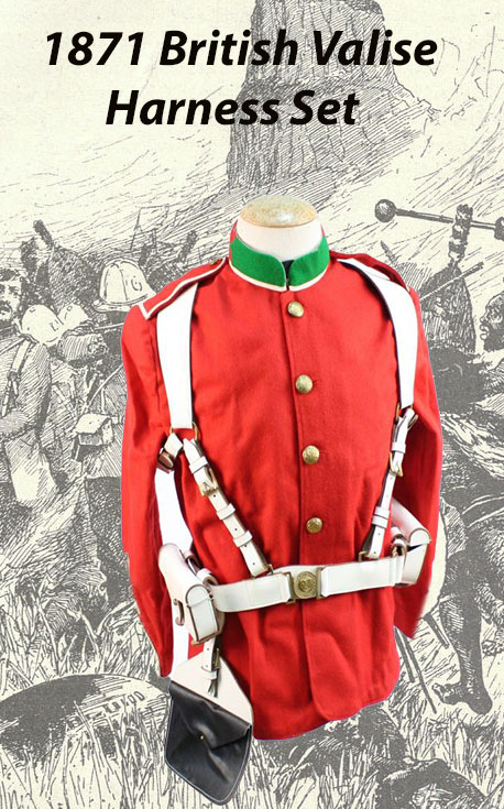 1871 Valise British Victorian Soldier Harness Set - SARCO, Inc