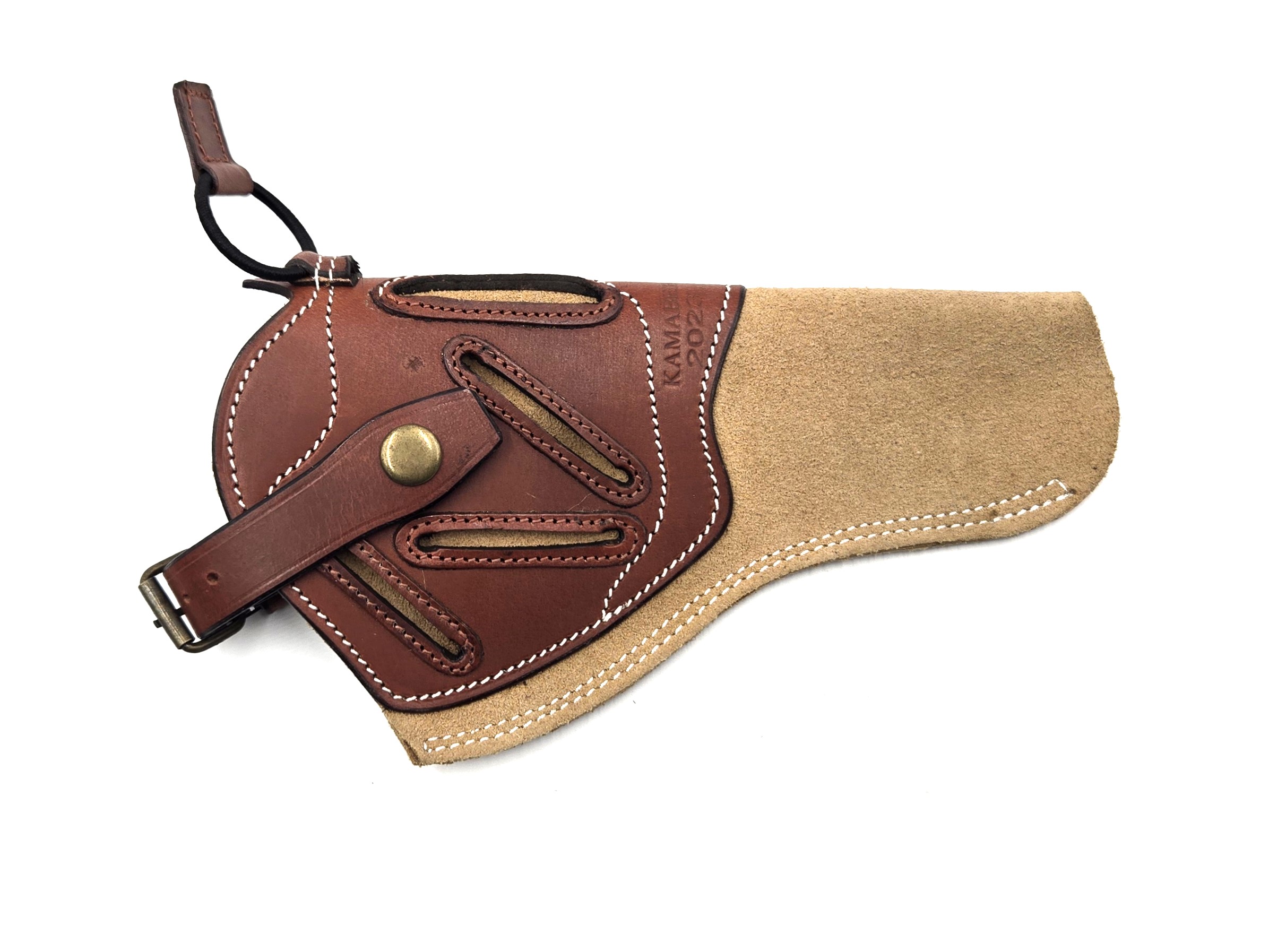 Savoy 7 Suede Hip Cross Draw Holster - SARCO, Inc