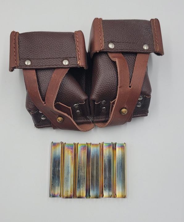Mosin Ammo Pouch with 6 7.62x54R Stripper Clips - SARCO, Inc
