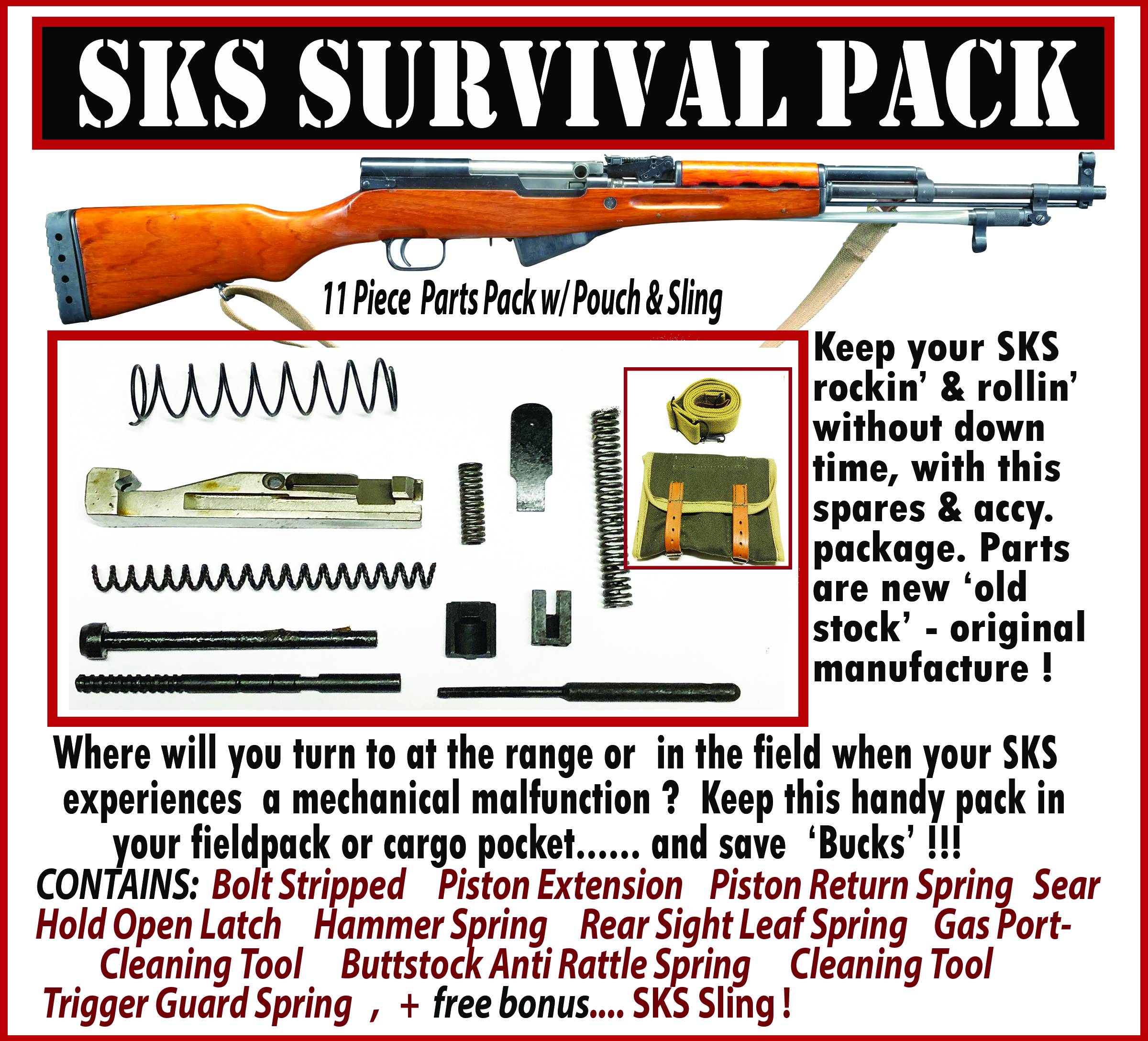 ■完全セット■　SKS-4500 SKS Survival Pack - SARCO, Inc