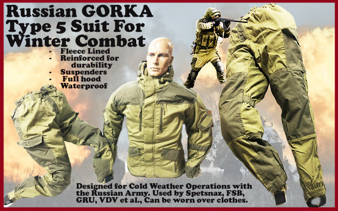 Russian Spetsnaz GORKA Suit Type 5 - SARCO, Inc