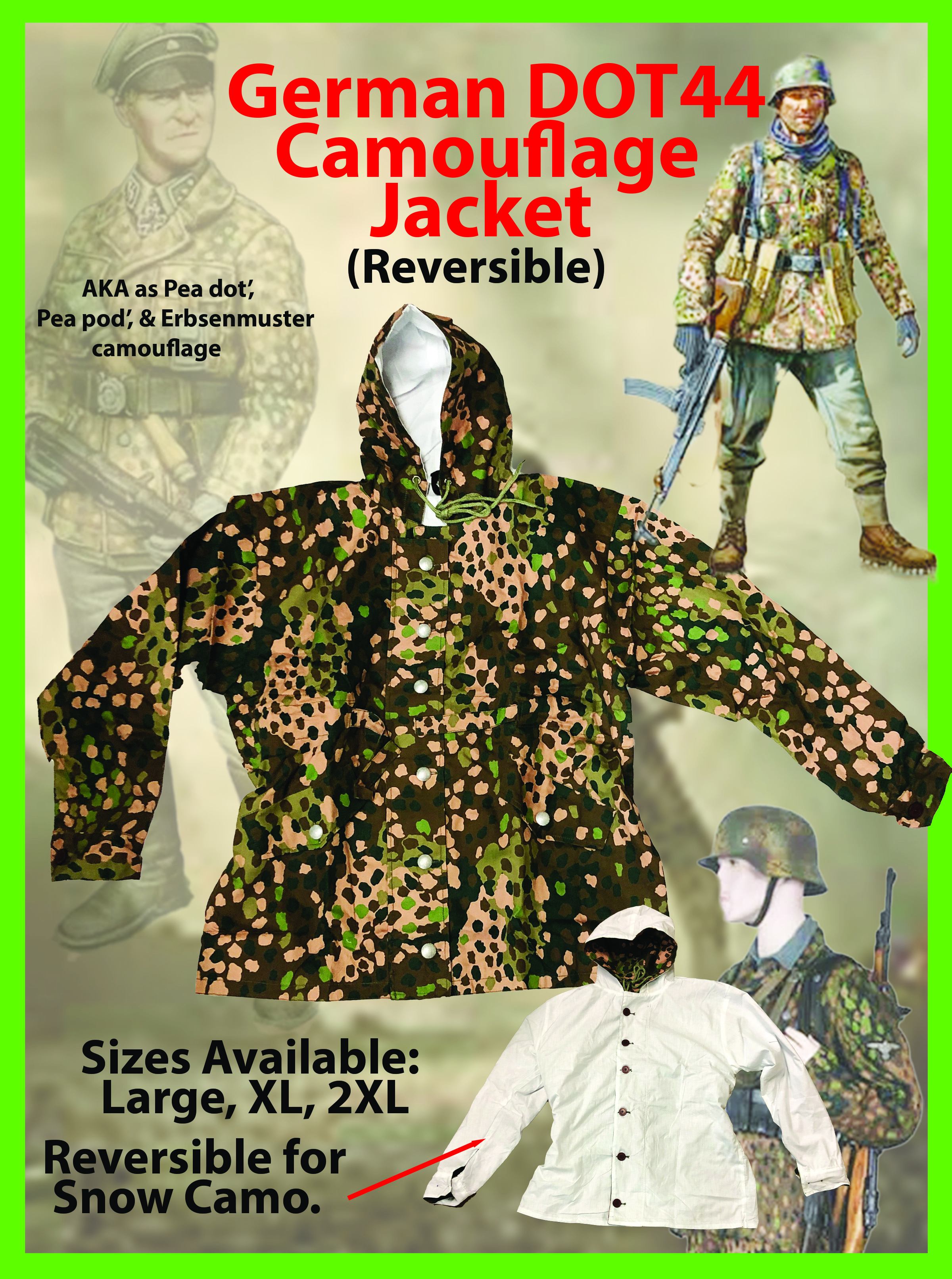 Dot 44 Camouflage Jacket - SARCO, Inc