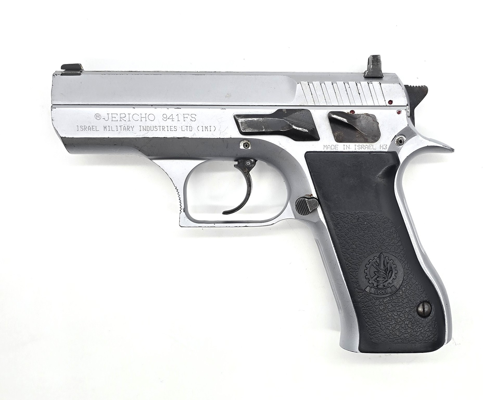 Israel Military Industries Jericho 941 FS Satin Nickel 9x19 Pistol