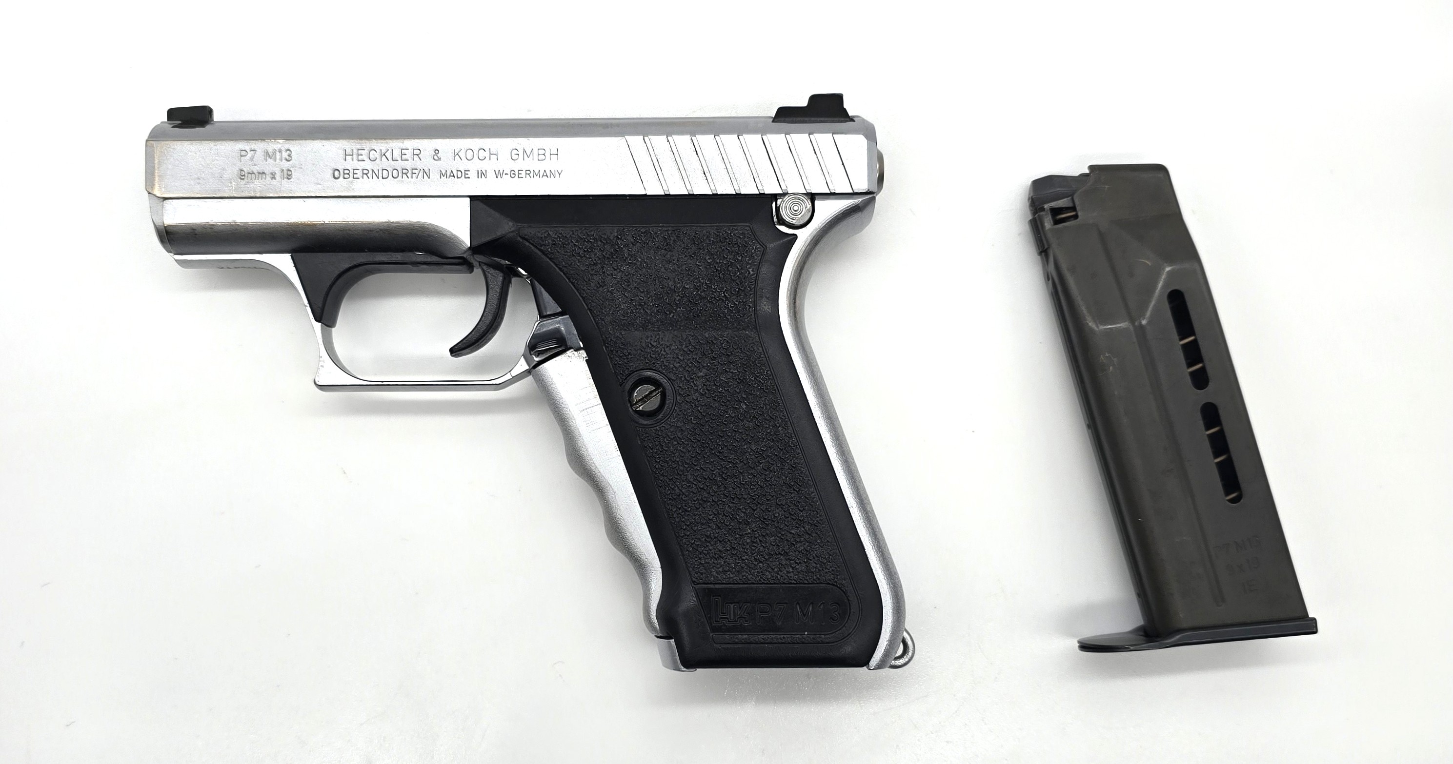 Heckler & Koch P7 M13 9mm Pistol Hard Chrome Serial 79005 - SARCO, Inc