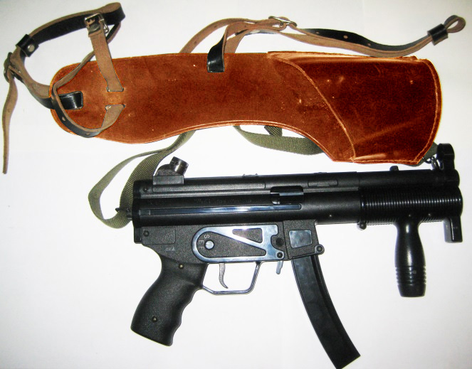 West German GSG9 MP5K SMG Holster, Brown - SARCO, Inc