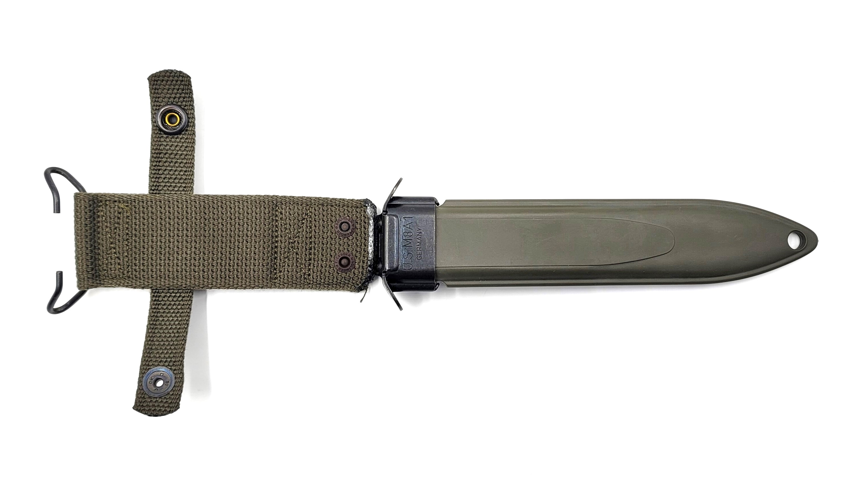 【米軍実物】ナム戦 M8A1 銃剣鞘 V.P製 BAYONET SCABBARD M8A1 New Military Contract Scabbard - SARCO, Inc