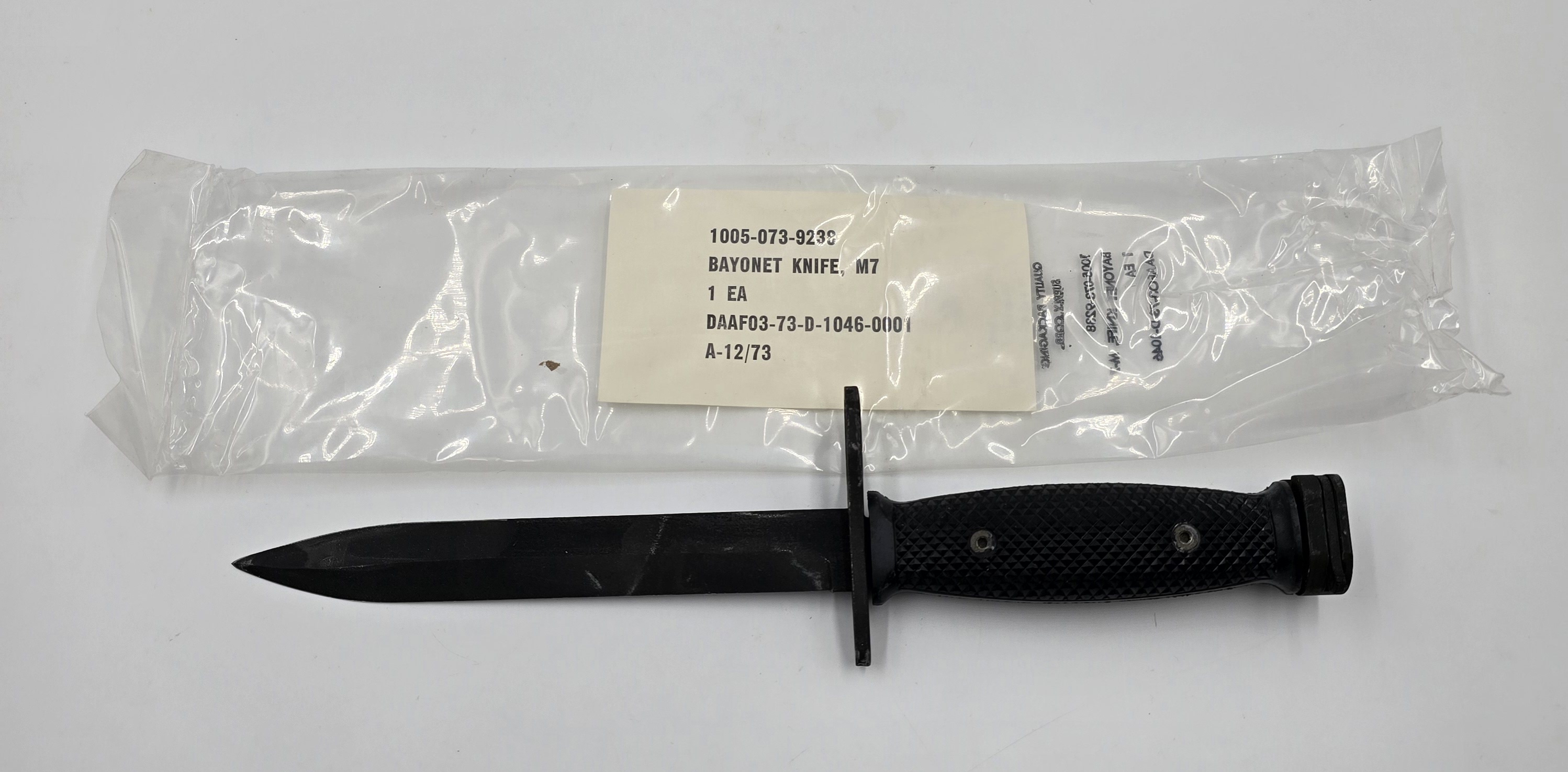 b*k様 【米軍実物】ベトナム戦争M7銃剣切断合法品 INPERIAL社製　値下 b*k様 【米軍実物】ベトナム戦争M7銃剣切断合法品 INPERIAL社