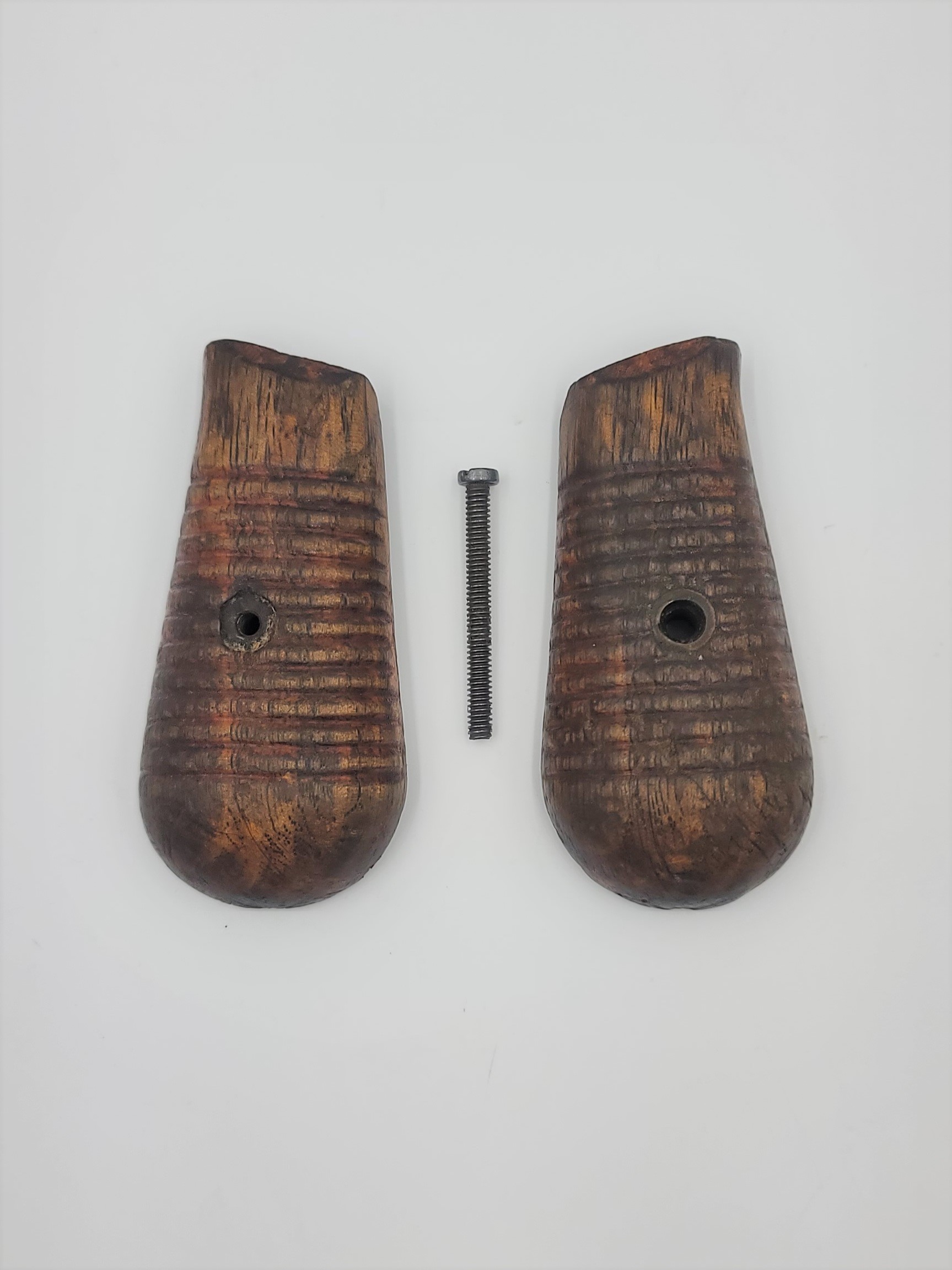 Broomhandle C-96 Mauser Original Grips 12 Line With Screw - SARCO, Inc