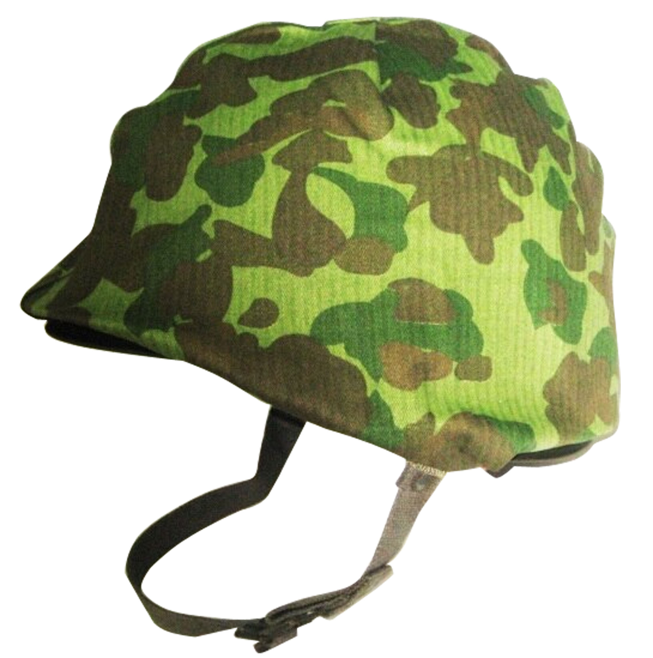Australian/US WW2 Khaki/Green Camo Helmet Net - Original Unissued