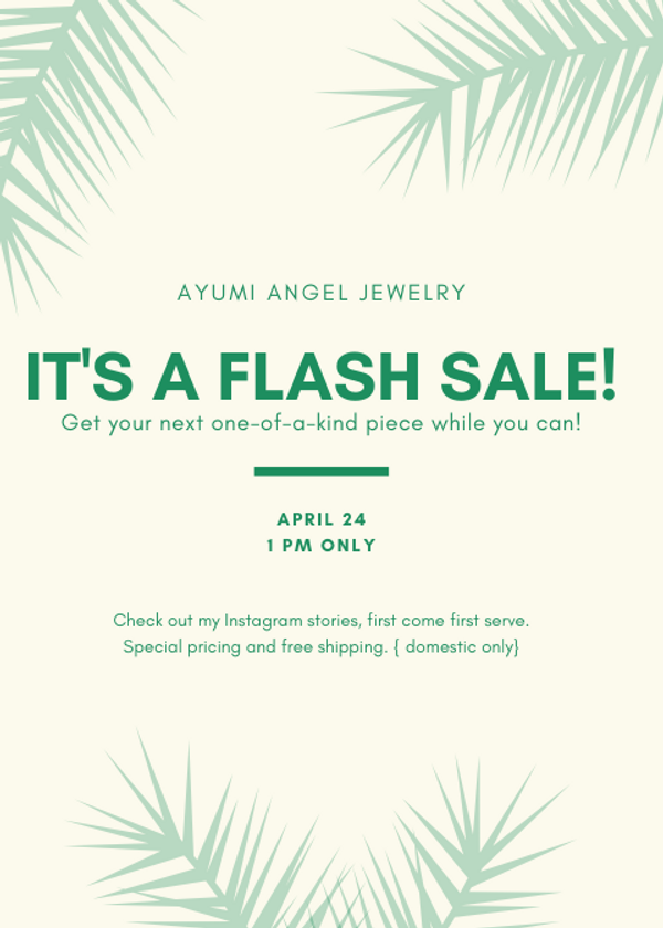 FLASH SALE!!