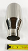 Exhaust Tip 2.50 Inlet 4.00 Outlet 8.00 W4008-B250-SS Angle 304 Stainless Steel Wesdon Exhaust Tip