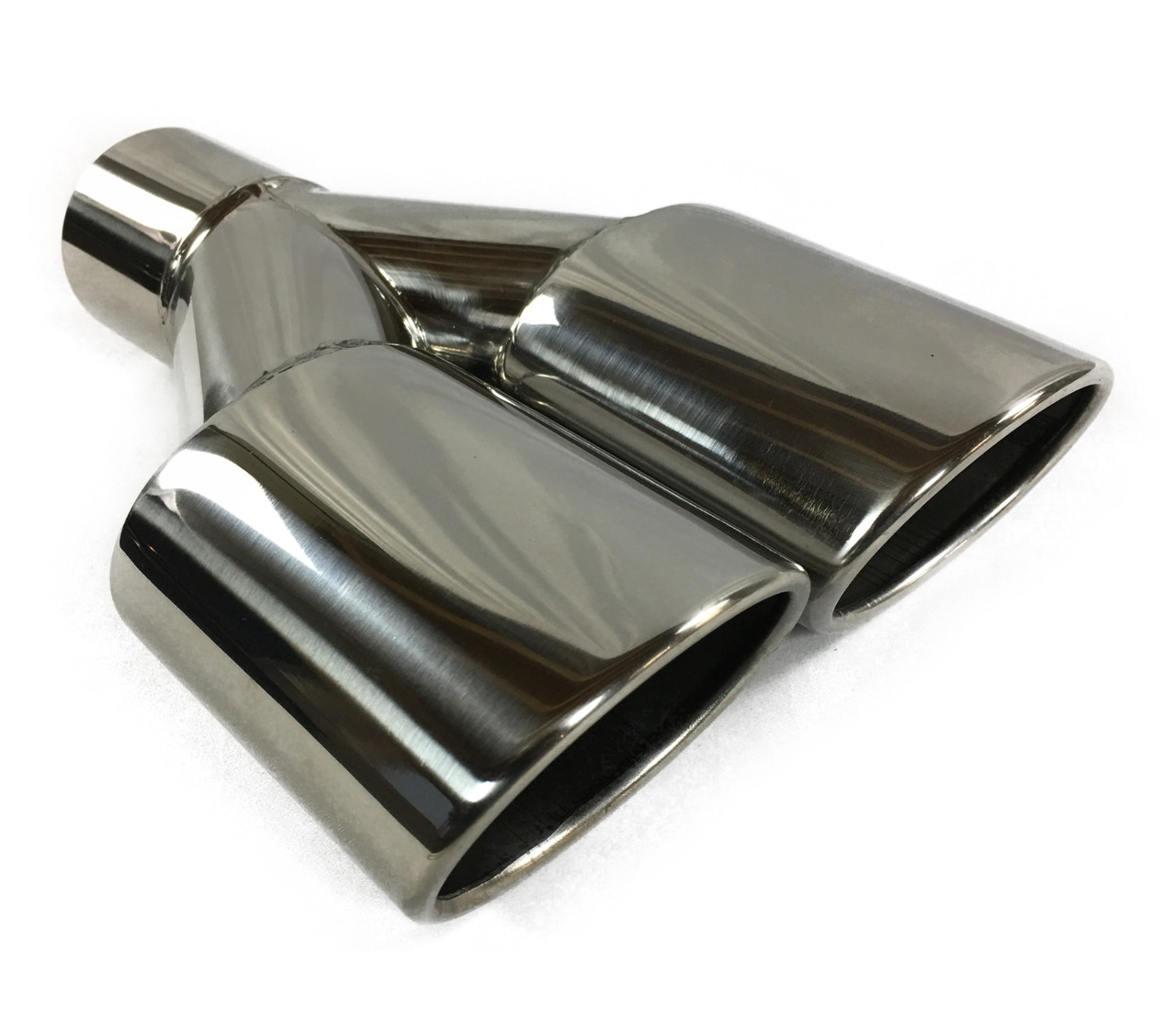 Exhaust Tip 6 00 X 2 25 Outlet 9 00 Long 2 50 Inlet Rolled Slant   Sample 2  01613.1644941830 