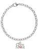 Cheer Mom with Pink Heart Charm Bracelet