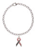 Pink Ribbon ''Survivor'' Charm Bracelet