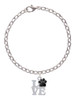 Love with Black Paw Charm Bracelet