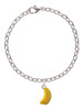 3-D Yellow Enamel Bananas Charm Bracelet