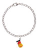 I love Softball - Red Heart Charm Bracelet