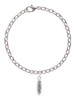 Satisfied Oval Charm Bracelet