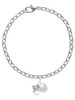 Curled Up Cat Charm Bracelet
