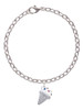 3-D Vanilla Ice Cream Cone with Crystal Sprinkles Charm Bracelet