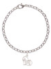 Westie Silhouette Heart Charm Bracelet