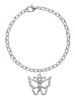 Large Open Butterfly Charm Bracelet