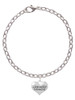Live in the Moment Heart Charm Bracelet
