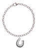 Beaded Horseshoe Charm Bracelet
