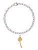 Gold Tone Graduation Hat Charm Bracelet