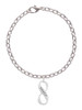 Family Infinity Sign Charm Bracelet